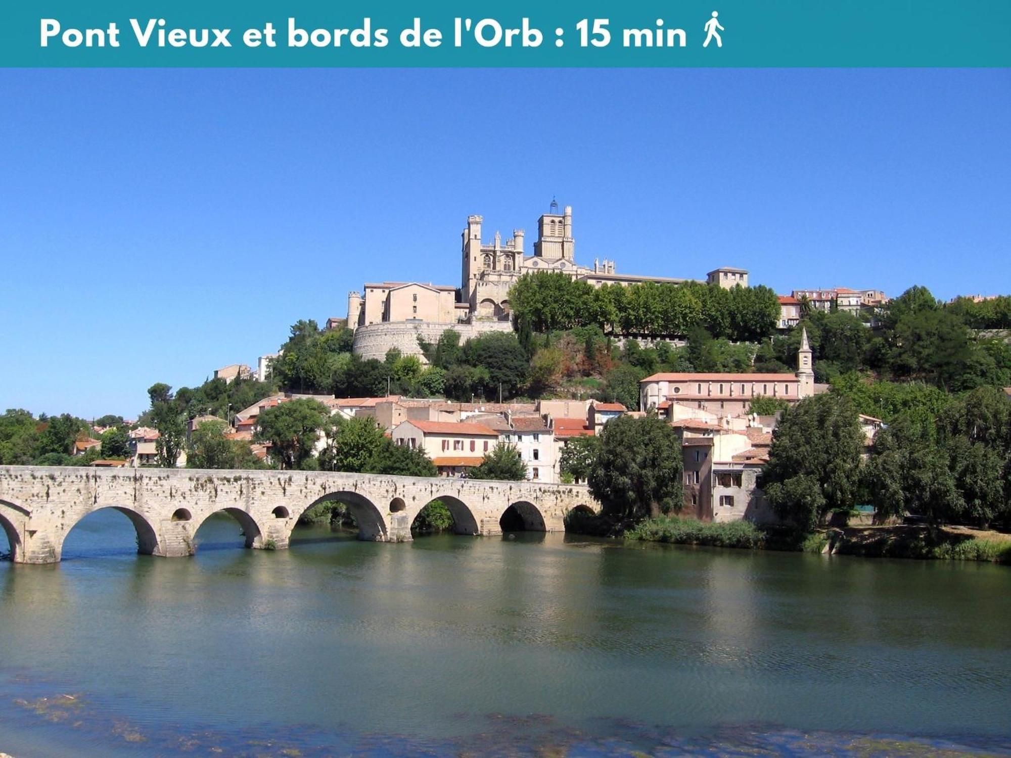 Joli Studio Climatise 'Alma 4' - Coeur De Beziers - Wifi Fibre - Netflix Zewnętrze zdjęcie